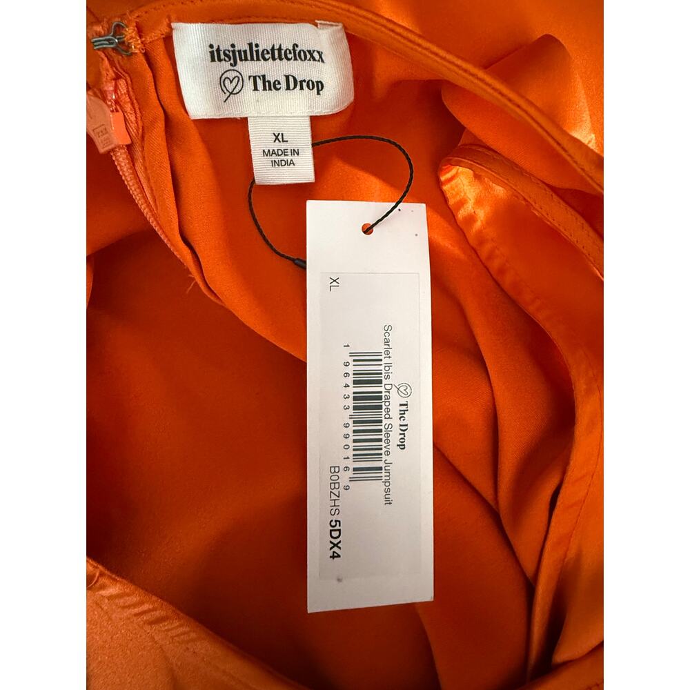 The Drop Scarlet Ibis Draped Sleeve Jumpsuit  XL NWT - Picture 11 of 11